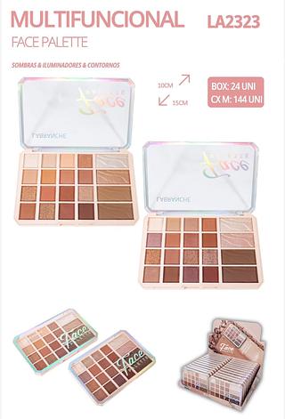 Paleta de sombras iluminador contorno c/24pcs LABRANCHE