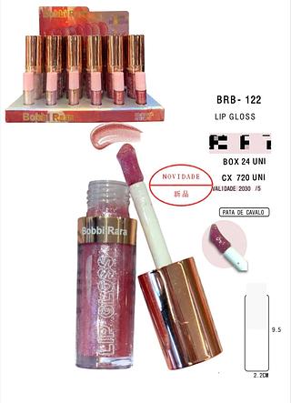 Lip Gloss c/24pçs Bobbi Rara
