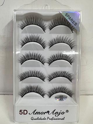 Cilios postiços Amoreanjo 5pares/ DZ (5A-28)