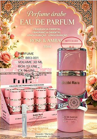 Perfume Arabe Volume 30ml C/12pcs BOBBI RARA