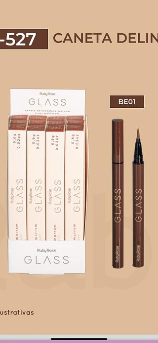 Caneta Delineador Marrom cor 1 RUBY ROSE C/12PCS