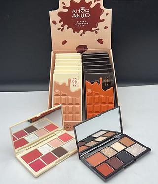 Sombra iluminador e blush C/16pcs AMOR ANJO