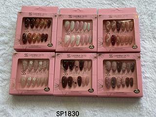 Unha postica em pvc c/12pcs SABRINA SATO