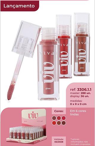 Gloss labial viv /36pcs VIVAI