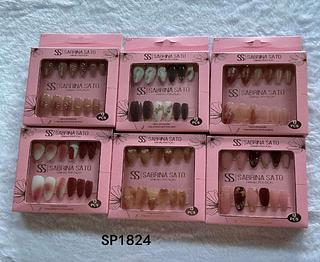 Unha postica em pvc c/12pcs SABRINA SATO