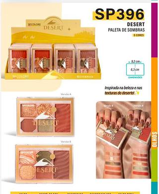 Paleta de sombras /24pcs SP-COLORS