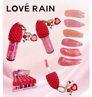 Lip gloss c/24pcs LOVE RAIN