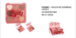 Paleta de Sombras Lovely /12pçs Fenzza
