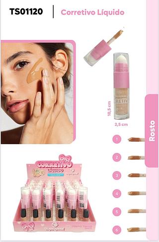 Corretivo liquido c/24pcs Toque Especial