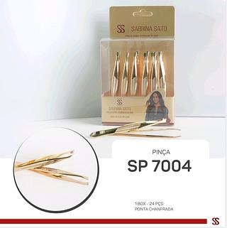 PINÇA PONTA CHANFRADA SABRINA SATO C/24 PÇS