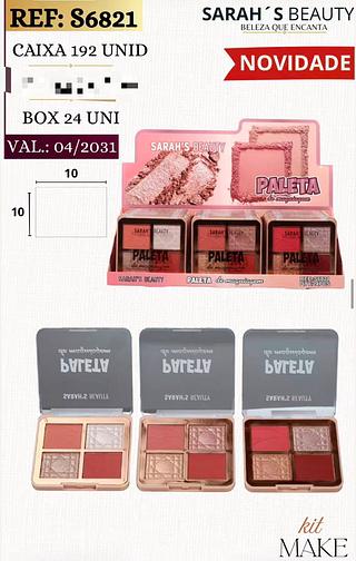 Kit paleta /24pcs SARAHS