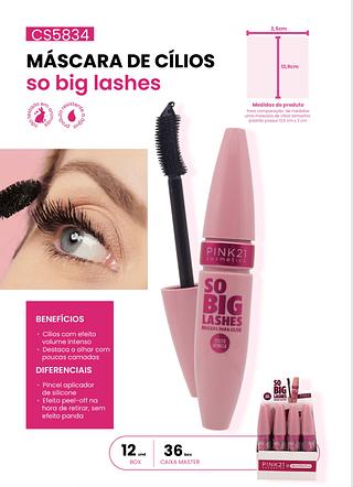 Mascara de cilios so big lashes C/24pcs PINK 21
