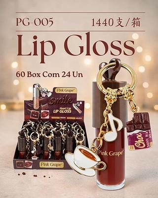 Lip gloss c/24pcs pink