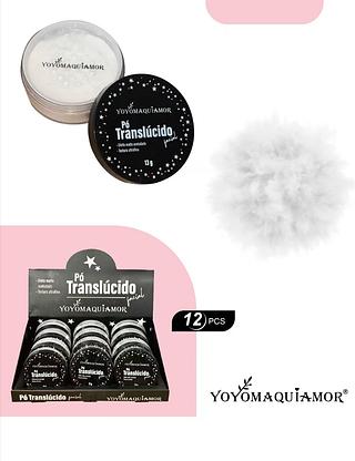 Po translucido /12pcs Yoyo maquiagem