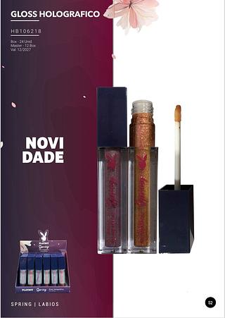 Gloss Holográfico c/24pçs Playboy