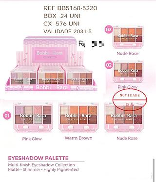 Palate de sombras /24pcs BOBBI RARA