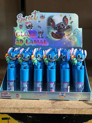 Lip Gloss 3D /24pcs STITCH