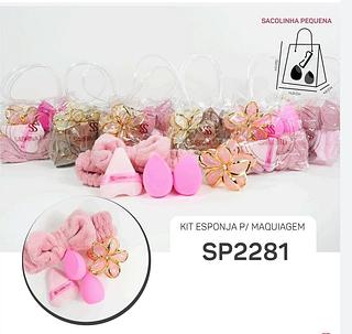 Kit esponja para maquiagem c/12 SABRINA SATO