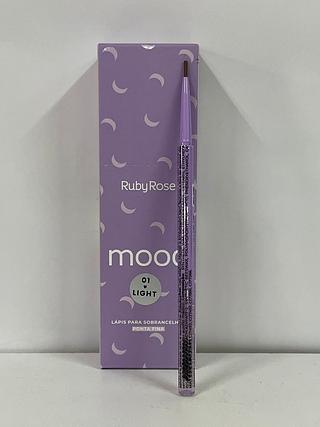 Lapis para sobrancelhas ponta fina Light Mood/ 24pçs (HB-521-1) Ruby rose