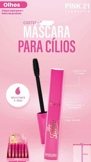 Mascara de cilios Big Lashes/ 24pçs (CS2737) Pink21
