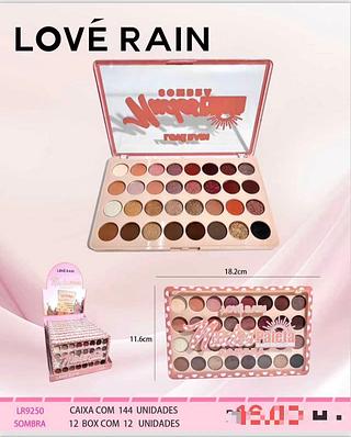 Paleta de sombras c/12pcs LOVE RAIN