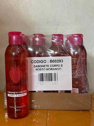 Sabonete corpo e rosto morango c/12pcs (B00293) LUDURANA