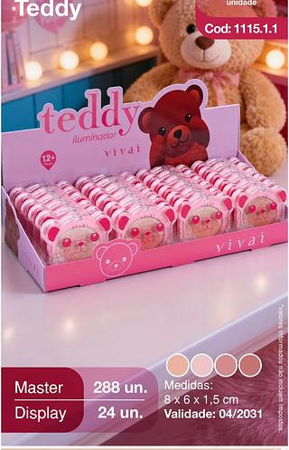 Estojo de Iluminador Teddy /24pçs Vivai