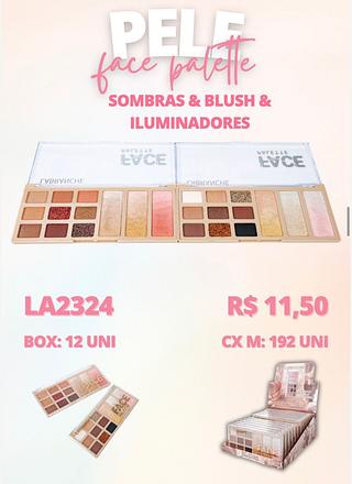 Sombras blush iluminador 3ni1 /12pcs LABRANCHE