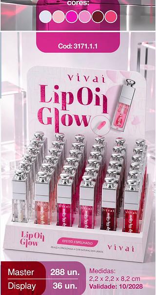Lip Oil Glow c/36pcs VIVAI