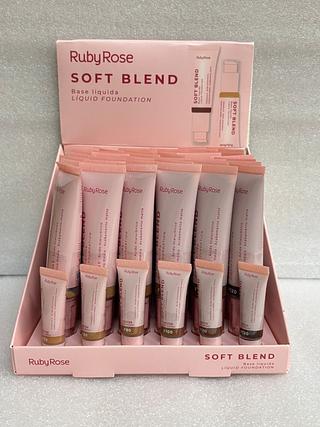 Base Liquida Soft Blend Escuro c/36pcs (HB-M301-G2) RUBY ROSE