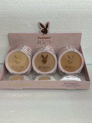 Po compacto beauty c/18pcs PLAY BOY