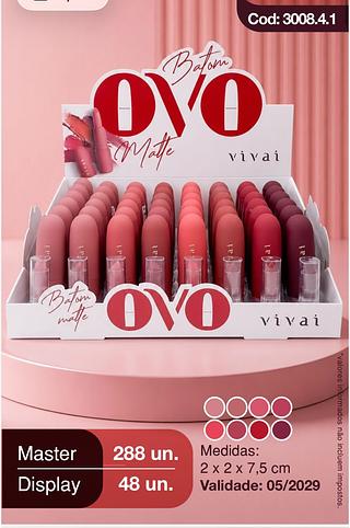 Batom Ovo Matte/ 48pcs Vivai