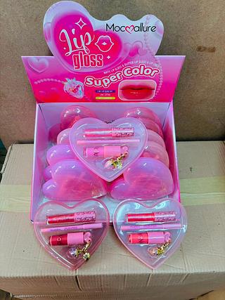 Kit lip gloss 3 CORES c/12pcs