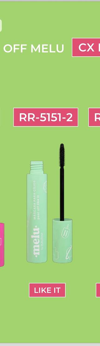 Mascara de Cilios peel off Melu/ 12pcs RUBY ROSE