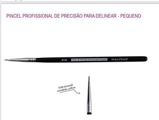 Pincel profissional de precisão p/ delinear/ DZ (B146) Macrilan