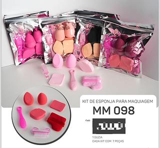 Kit Esponja de Maquiagem c/12pçs Mandala
