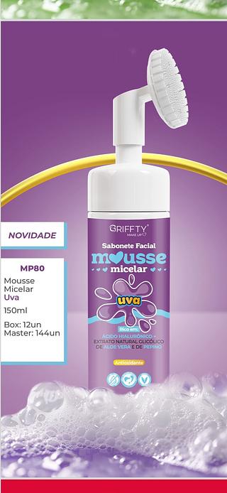 Mousse Micelar Uva c/12pcs GRIFFTY