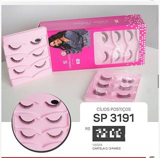 Cilios posticos 3pares /12pcs Sabrina Sato