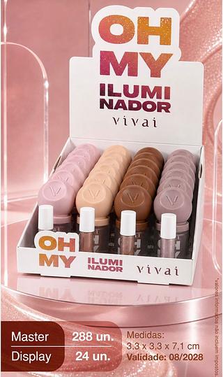 Iluminador liquido oh my c/24pcs VIVAI