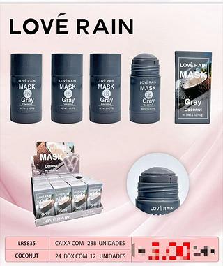 Mask green coconut /12pcs LOVE RAIN