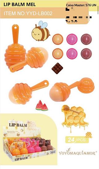 Lip balm mel C/24pcs YOYO MAQUIAMOR