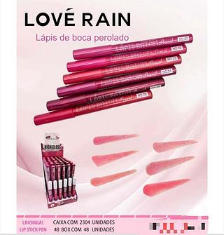 Lapis de Boca Perolado C/48pcs Love Rain