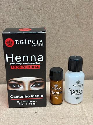 Henna (Castanho Médio ) EGÍPCIA /12pcs