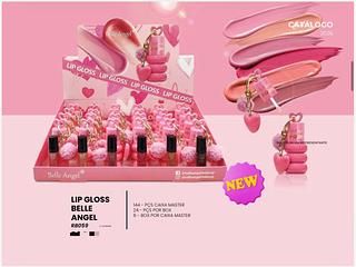 Lip gloss com chaveiro c/24pcs BELLE ANGEL
