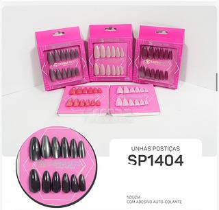 Unhas Postiças c/12pçs Sabrina Sato
