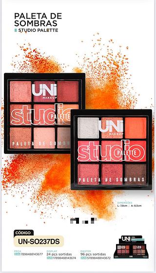 Paleta de Sombras c/24pçs UNI