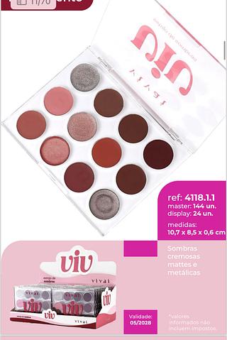 Sombra cremosa viv /24pcs VIVAI