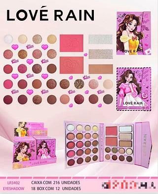 Paleta de sombras c/12pcs LOVE RAIN