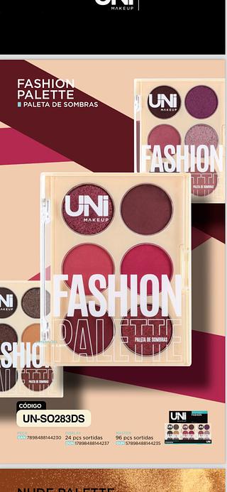Paleta de sombras Fashion/ 24pçs (UN-SO283DS) Uni