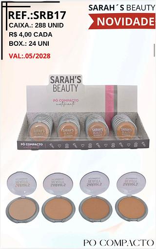 Po compacto /24pcs Sarahs beauty